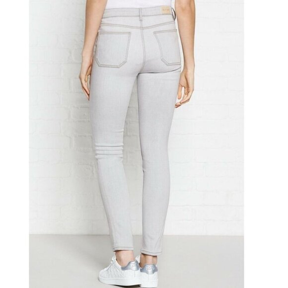 Mih Denim Skinny Ankle Jeans Womens 25 Gray High Rise Stretch Bridge - Picture 2 of 5